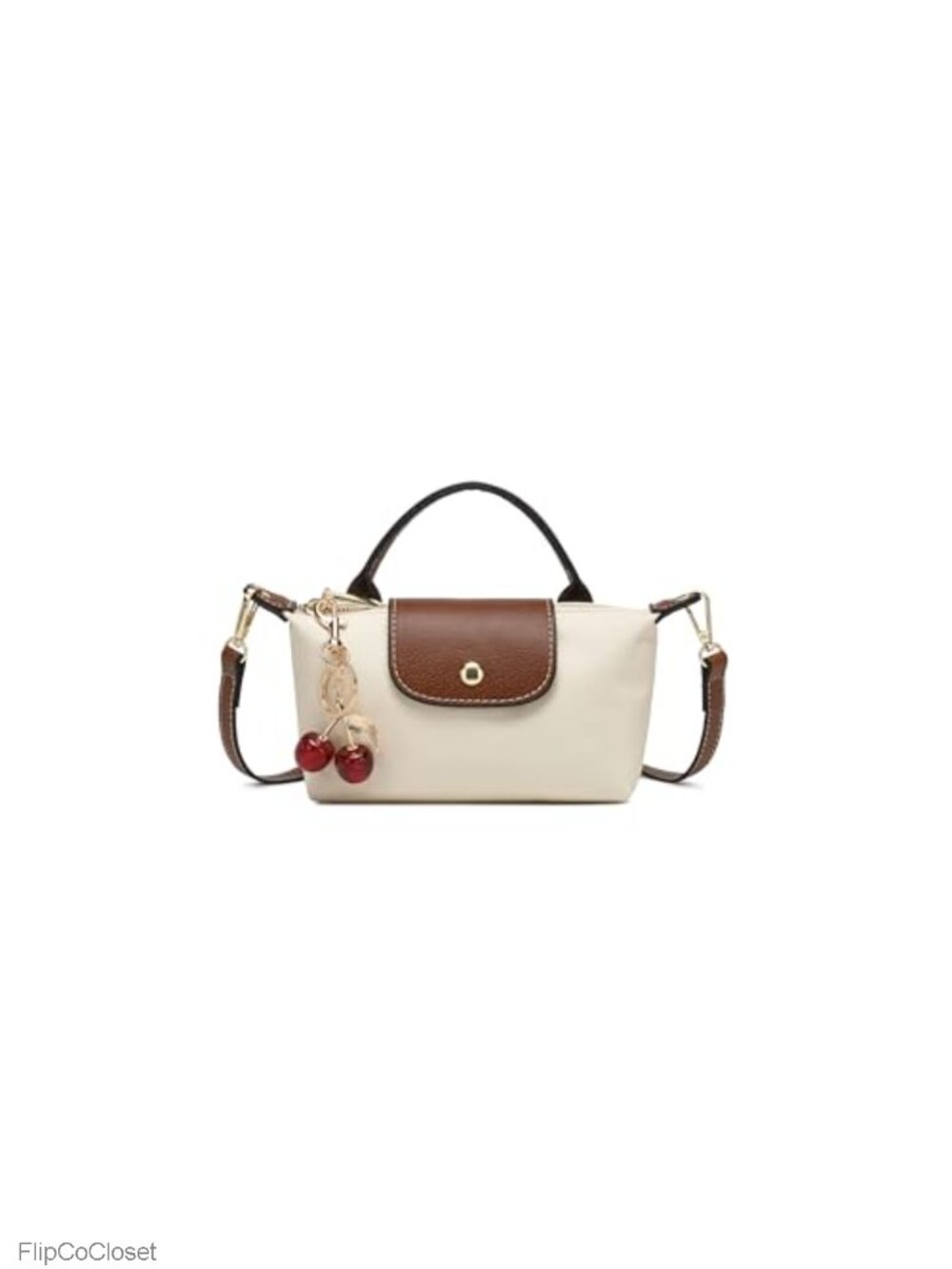 Mini Convertible Crossbody Top-Handle Bag Faux Leather Vegan